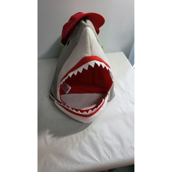 Sazac Shark Head‎ Mask Costume Plush Mascot Halloween - Picture 4 of 6